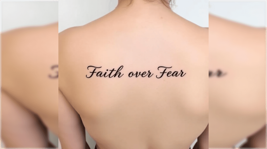 Faith Over Fear Tattoo: Embrace Strength